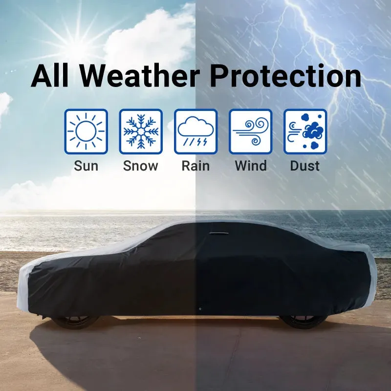 1964-1998 Porsche 911 TitanGuard Car Cover-2-Tone-Black and Gray