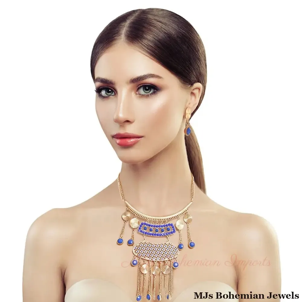 Charm Metal Necklace Set