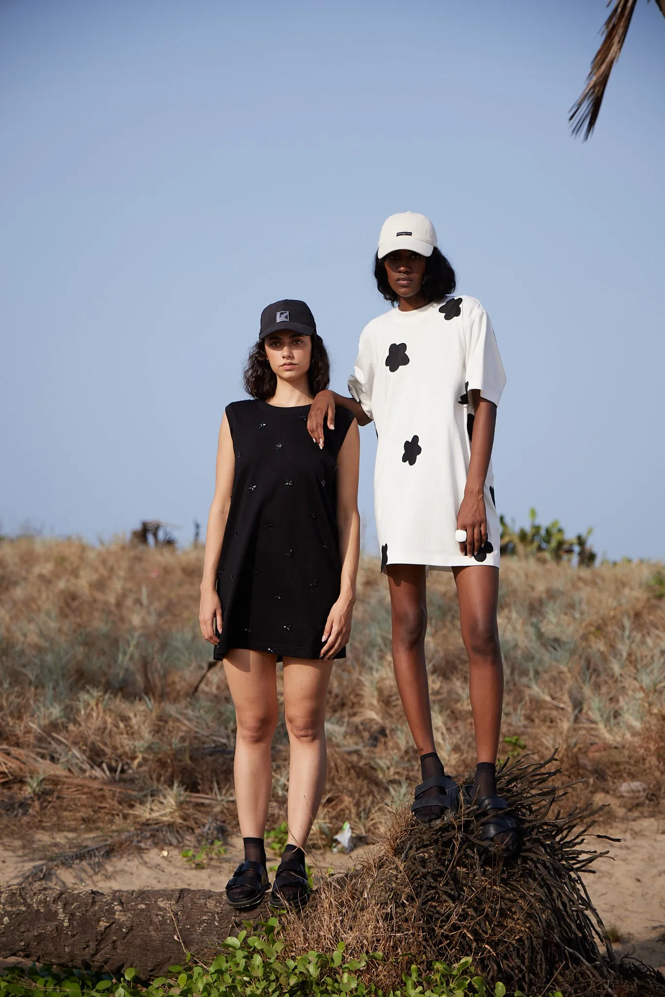 Embroidered T-shirt Dress