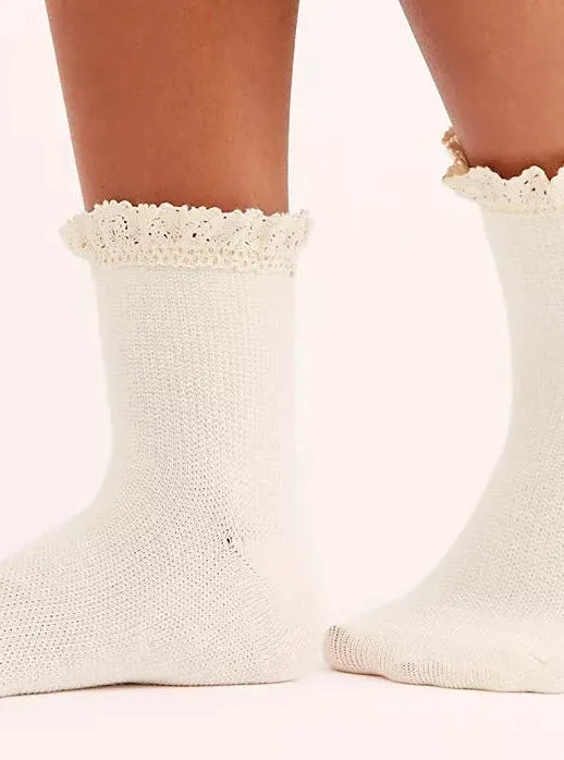 Free People Beloved Waffle Sock