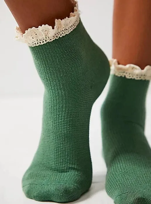 Free People Beloved Waffle Sock