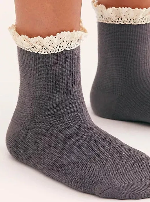 Free People Beloved Waffle Sock
