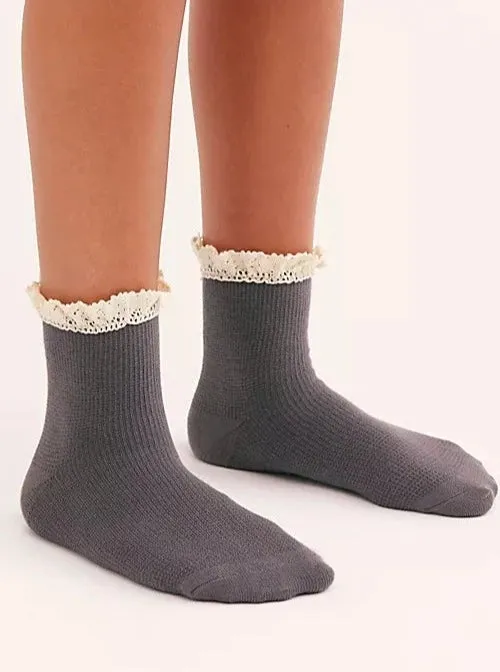 Free People Beloved Waffle Sock