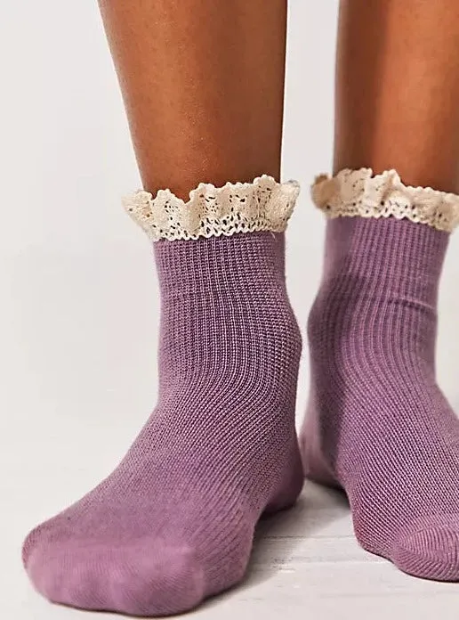 Free People Beloved Waffle Sock