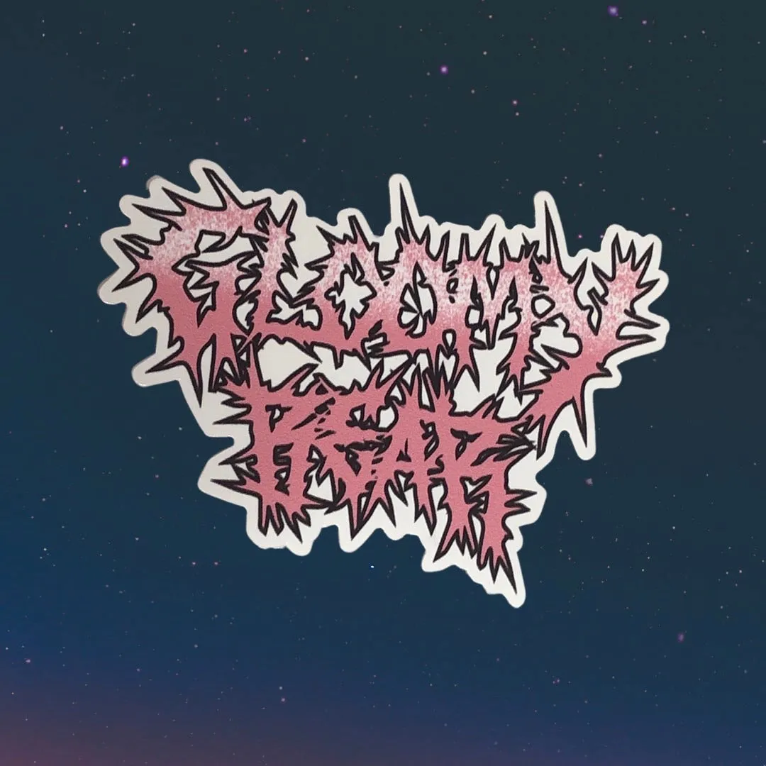 Gloomy Bear Metal Show Die-Cut Sticker
