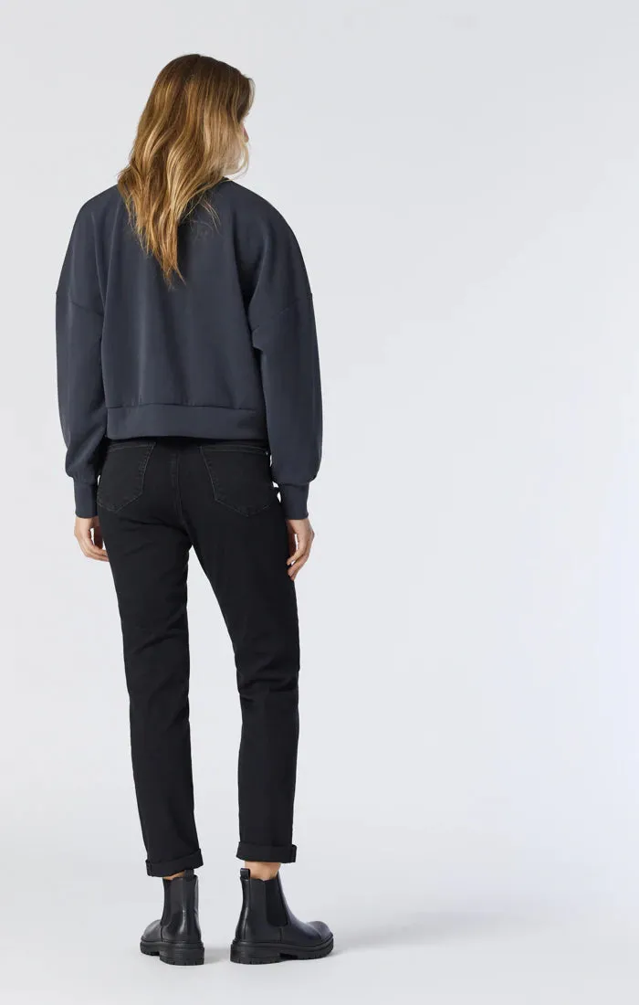 Kathleen Slim Boyfriend Black