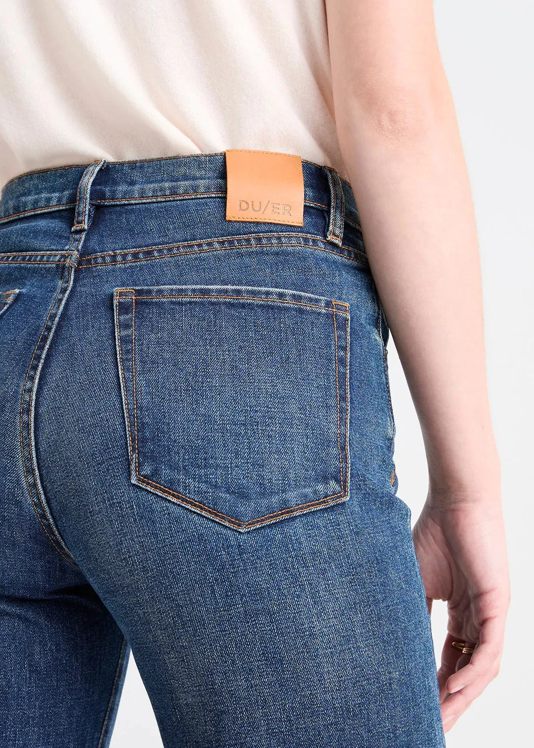 Midweight Performance Denim Wide Leg