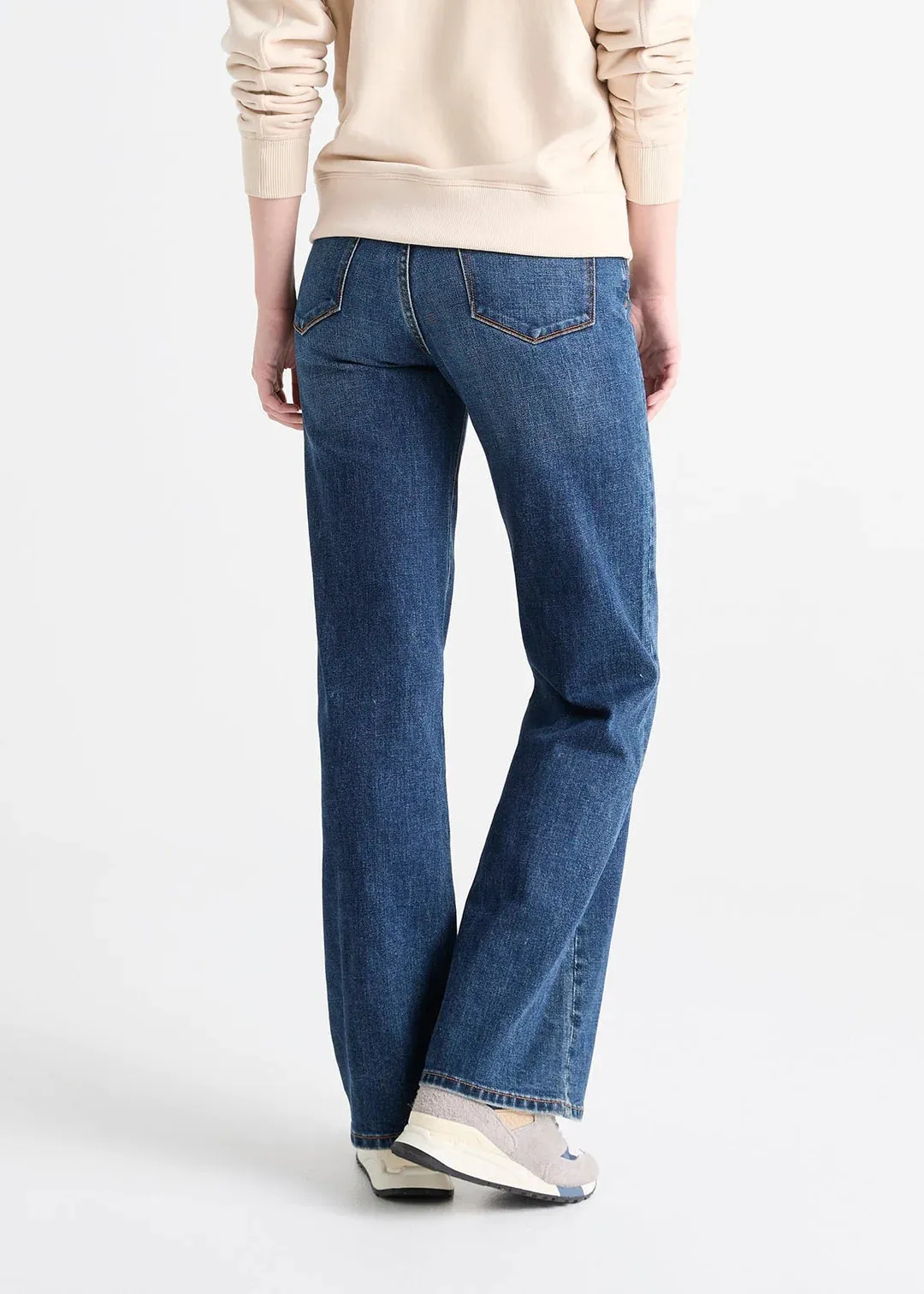 Midweight Performance Denim Wide Leg