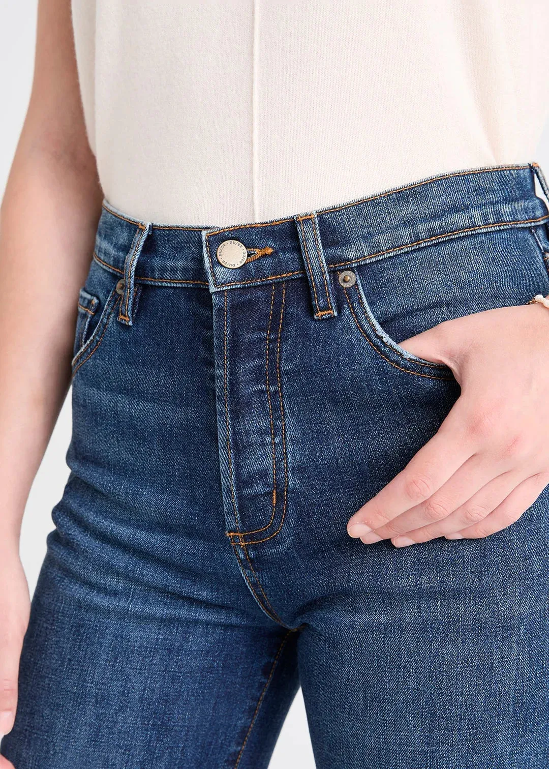 Midweight Performance Denim Wide Leg