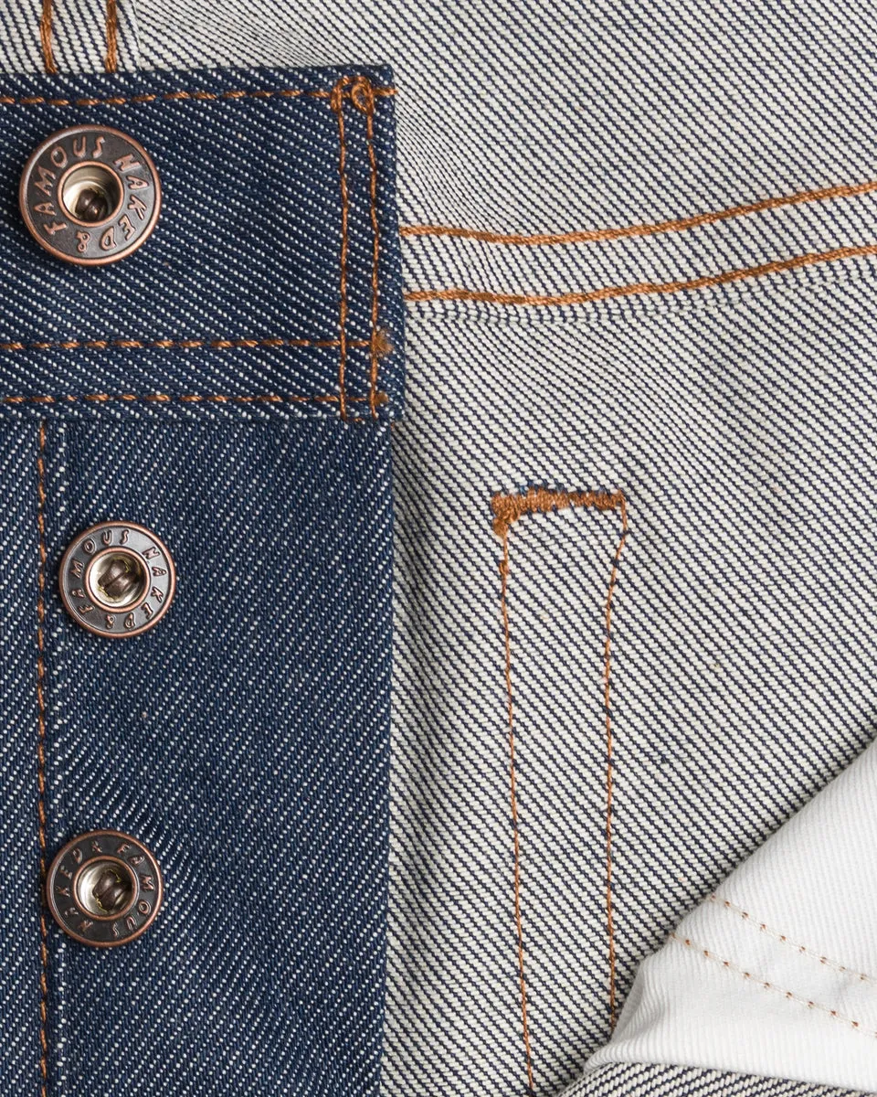 Naked & Famous Weird Guy Regular Tapered Mens Jeans - Natural Indigo Selvedge