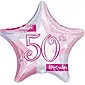 Pink Shimmer 50 Birthday Balloon Gift
