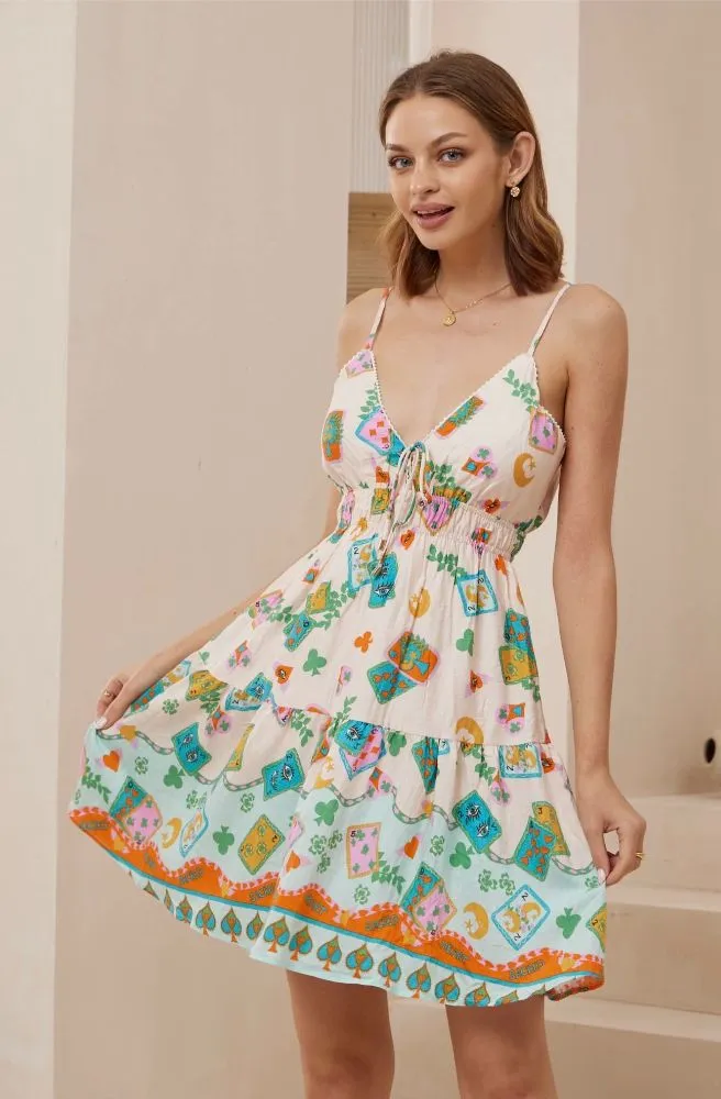 Queen of Cards Strappy Mini