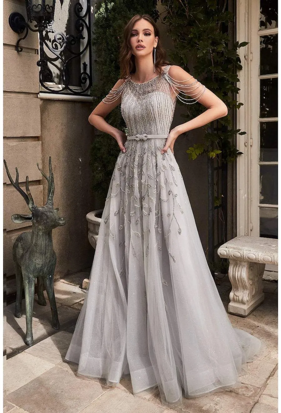 Star Silver Evening Dress