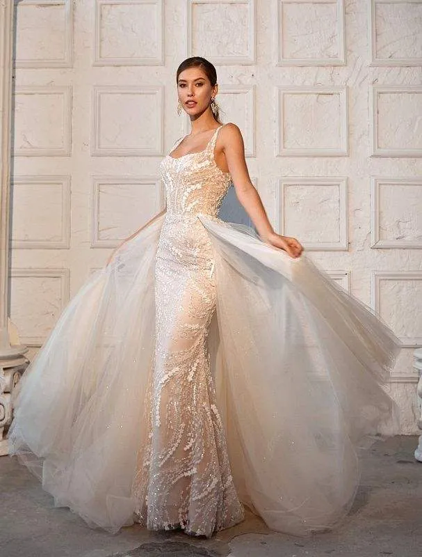 White Footed Wedding Dress