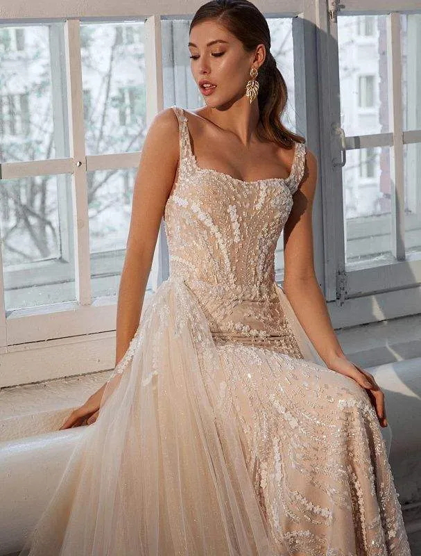 White Footed Wedding Dress