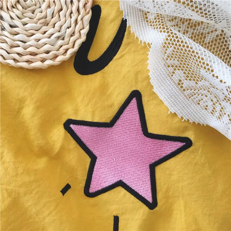 Yellow Unicorn Bed Set